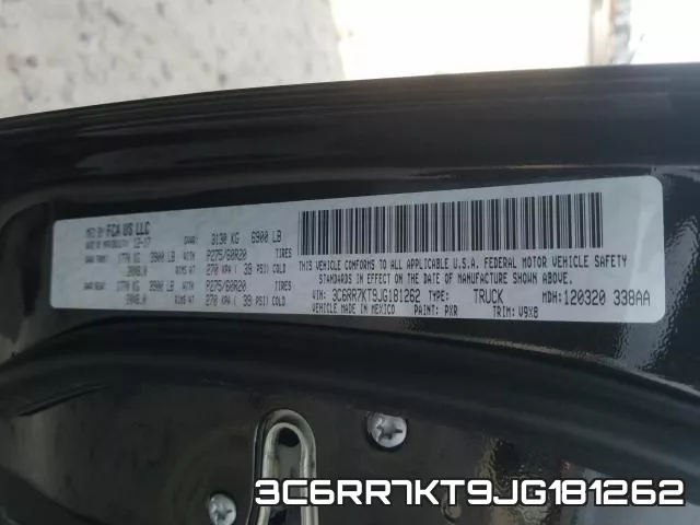 3C6RR7KT9JG181262 фото 2