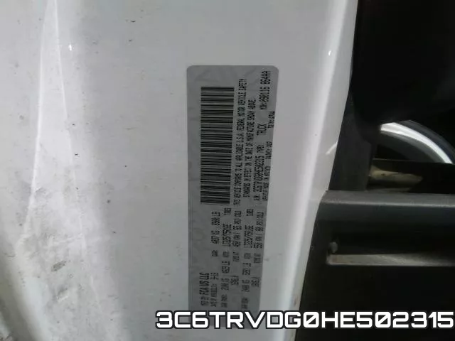 3C6TRVDG0HE502315 фото 2