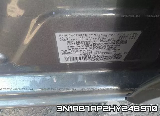 3N1AB7AP2HY248970 фото 10