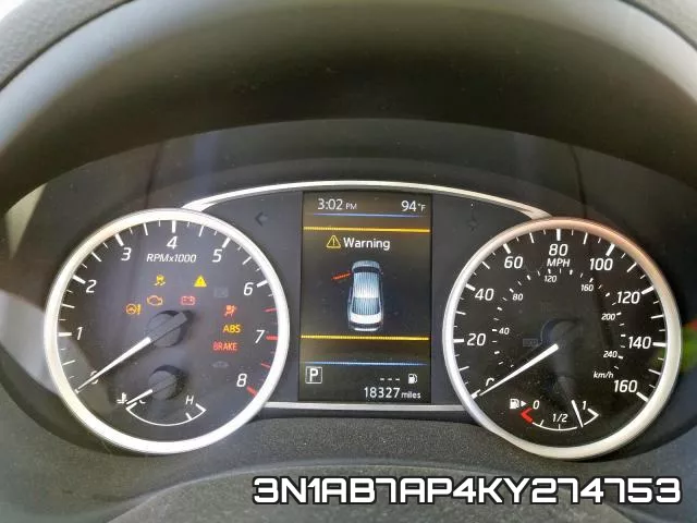 3N1AB7AP4KY274753 фото 9
