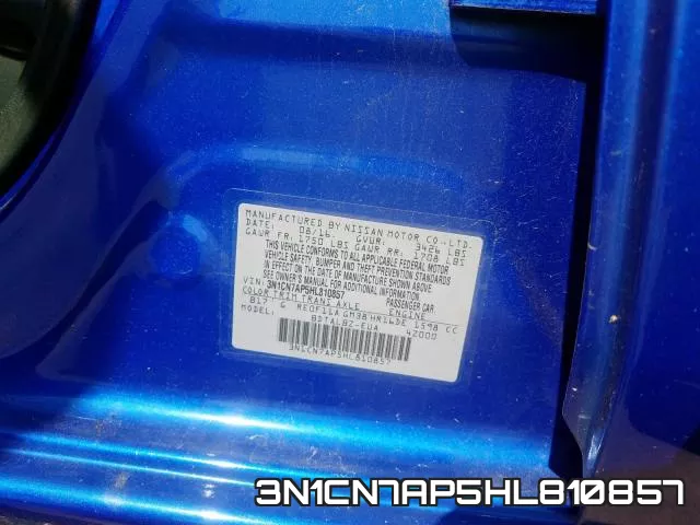 3N1CN7AP5HL810857 фото 2