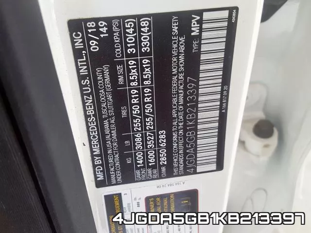 4JGDA5GB1KB213397 фото 2