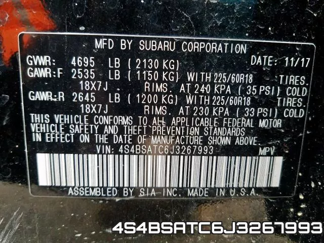 4S4BSATC6J3267993 фото 2