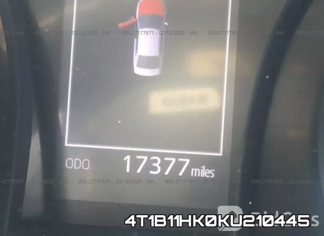 4T1B11HK0KU210445 фото 7