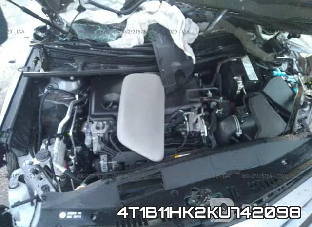 4T1B11HK2KU742098 фото 2