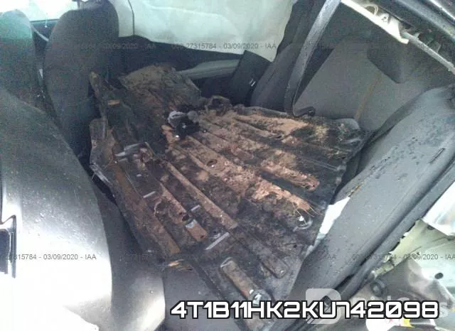 4T1B11HK2KU742098 фото 9
