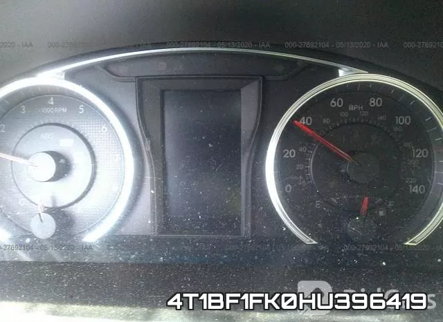 4T1BF1FK0HU396419 фото 8