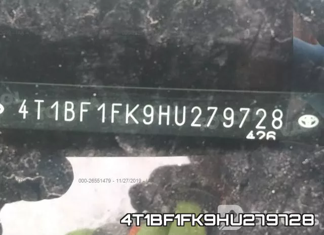 4T1BF1FK9HU279728 фото 10