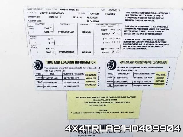 4X4TRLA21HD409904 фото 2