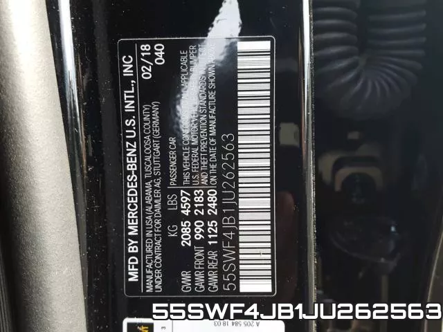 55SWF4JB1JU262563 фото 2