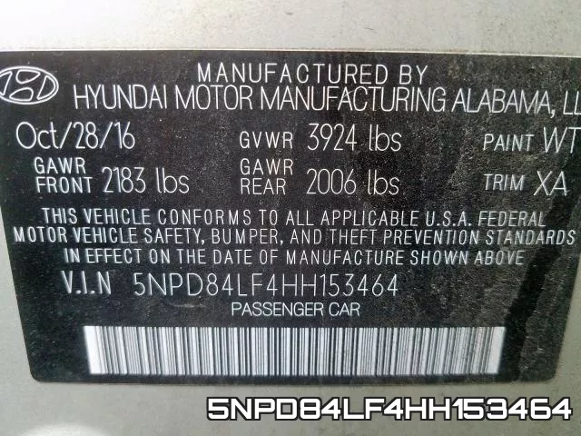 5NPD84LF4HH153464 фото 2
