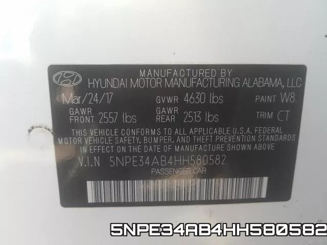 5NPE34AB4HH580582 фото 2