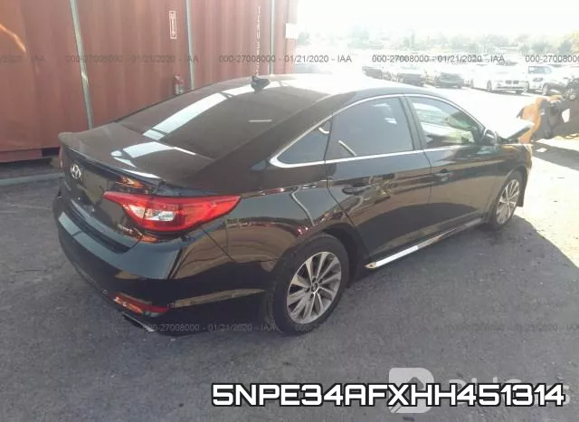 5NPE34AFXHH451314 фото 5