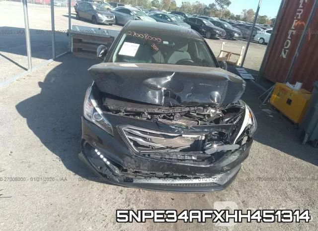 5NPE34AFXHH451314 фото 7