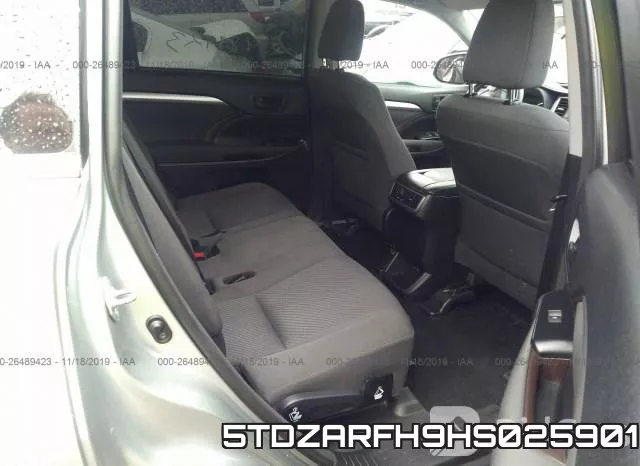 5TDZARFH9HS025901 фото 9