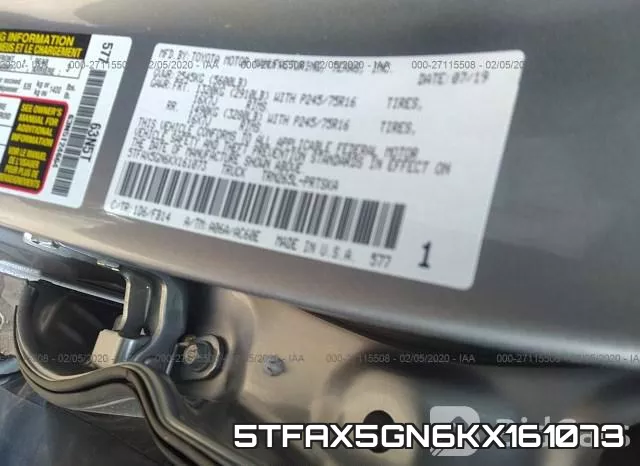 5TFAX5GN6KX161073 фото 10