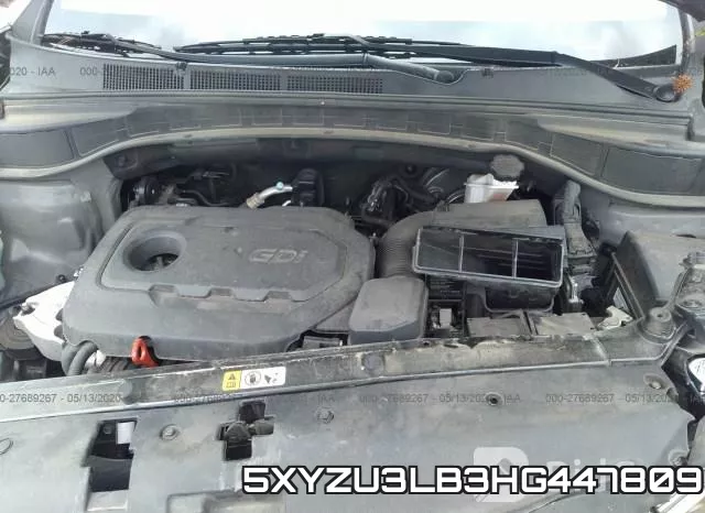 5XYZU3LB3HG447809 фото 2