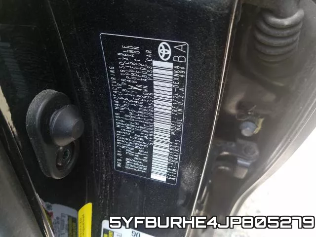 5YFBURHE4JP805279 фото 2