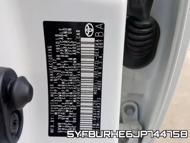5YFBURHE6JP744758 фото 2