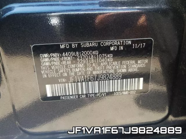 JF1VA1F67J9824889 фото 2