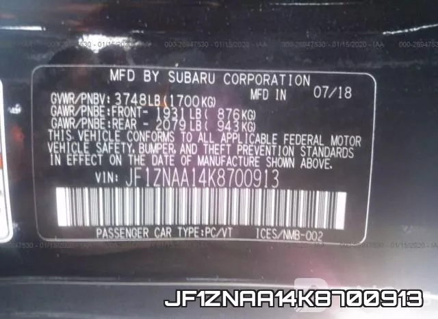 JF1ZNAA14K8700913 фото 10