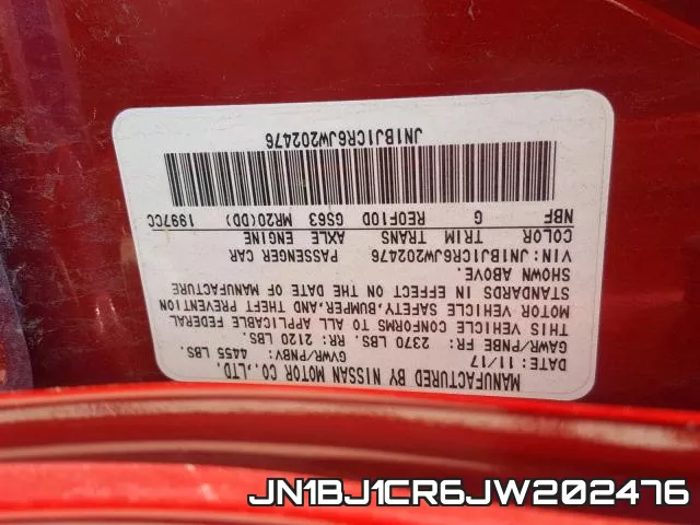 JN1BJ1CR6JW202476 фото 2
