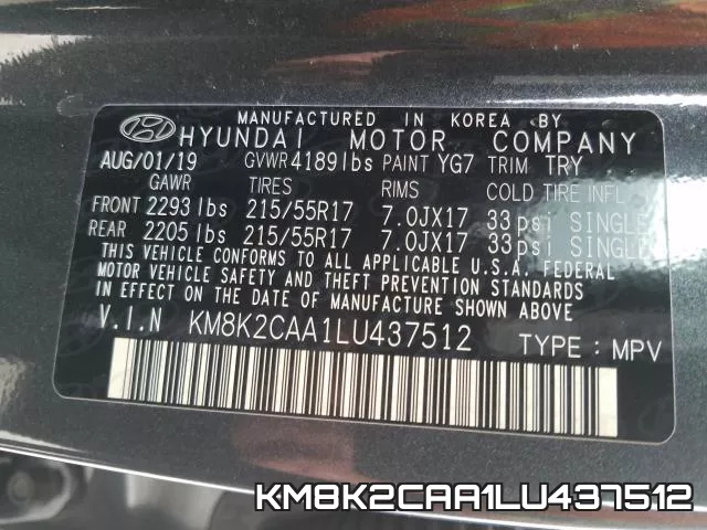 KM8K2CAA1LU437512 фото 2