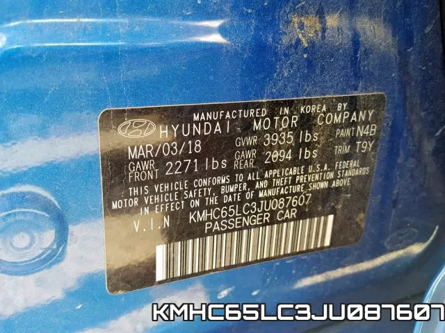 KMHC65LC3JU087607 фото 2