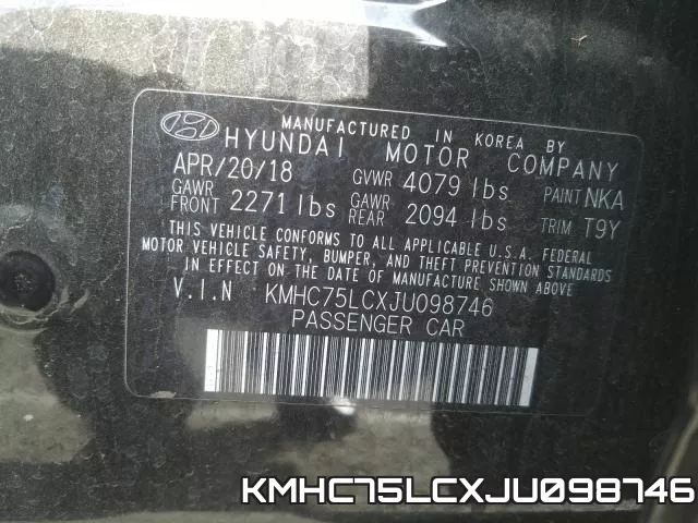 KMHC75LCXJU098746 фото 2