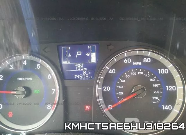KMHCT5AE6HU318264 фото 8