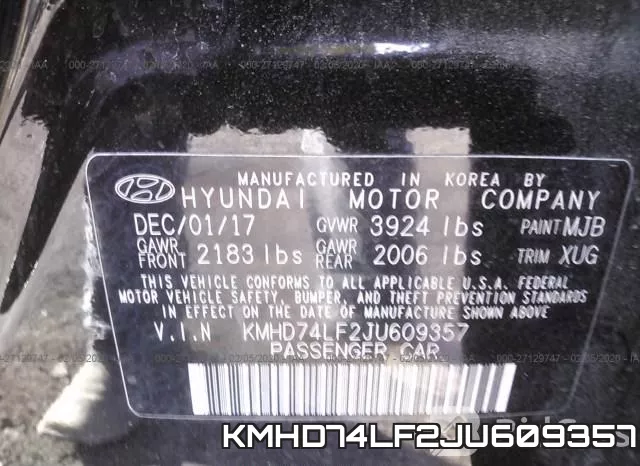 KMHD74LF2JU609357 фото 10
