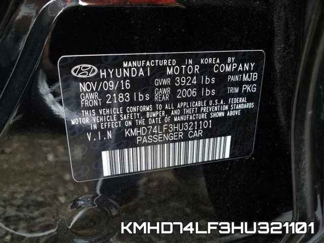 KMHD74LF3HU321101 фото 2