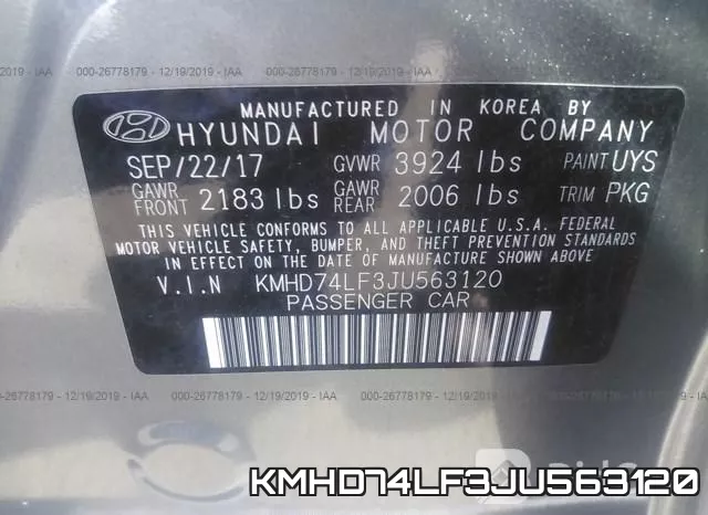 KMHD74LF3JU563120 фото 10