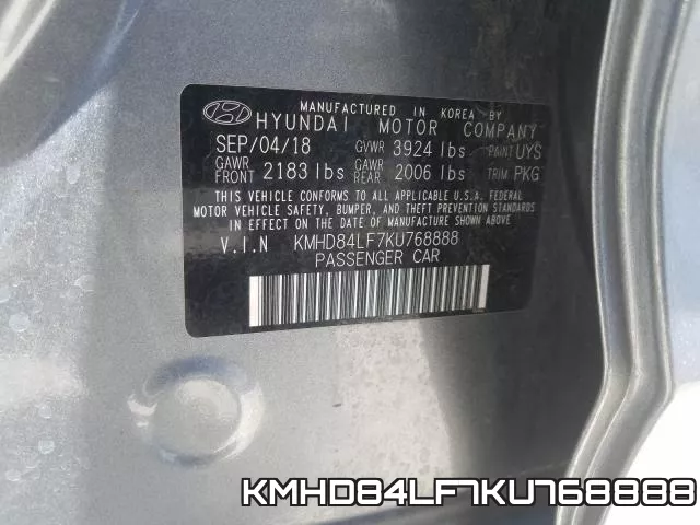 KMHD84LF7KU768888 фото 2