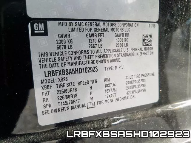 LRBFXBSA5HD102923 фото 2