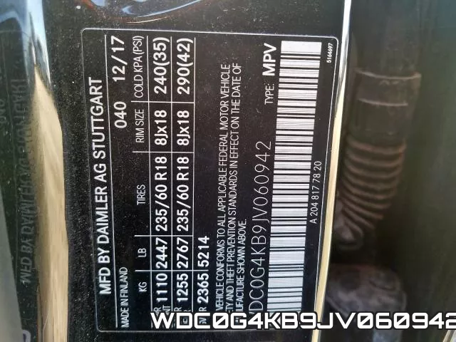 WDC0G4KB9JV060942 фото 2