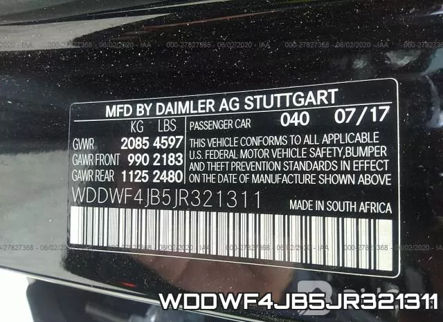 WDDWF4JB5JR321311 фото 10