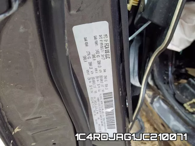 1C4RDJAG1JC210071 фото 2