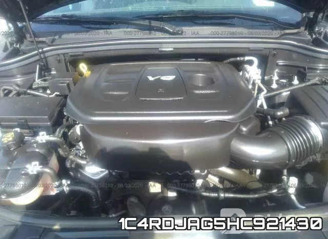 1C4RDJAG5HC921430 фото 2