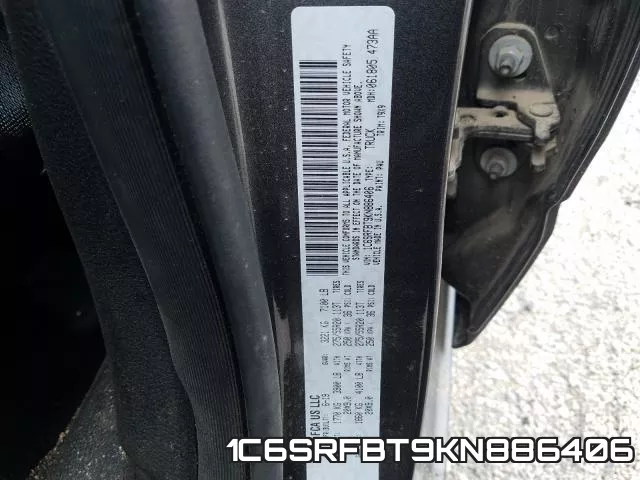 1C6SRFBT9KN886406 фото 2