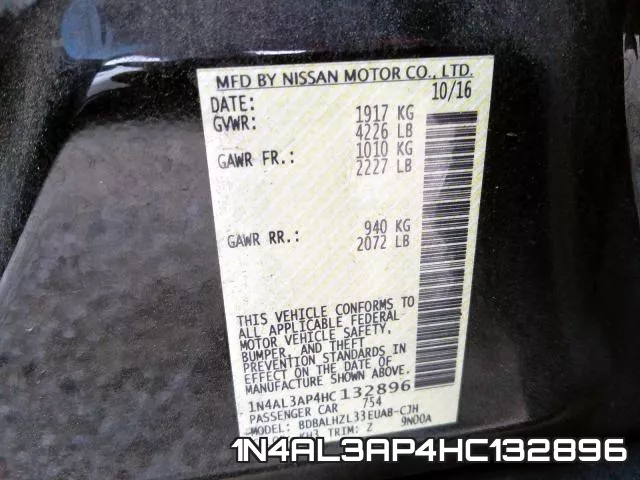 1N4AL3AP4HC132896 фото 2
