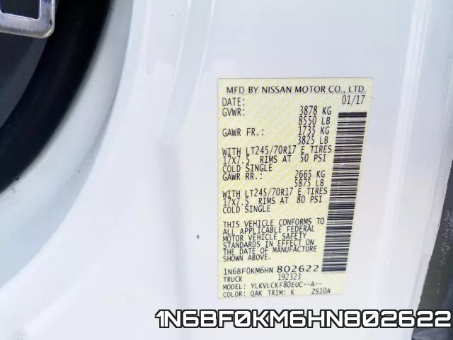 1N6BF0KM6HN802622 фото 2