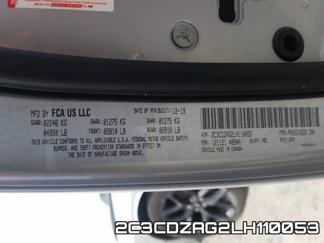 2C3CDZAG2LH110053 фото 2