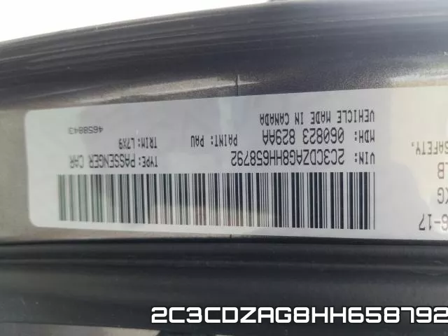 2C3CDZAG8HH658792 фото 2