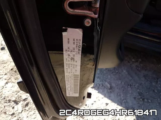 2C4RDGEG4HR618417 фото 2