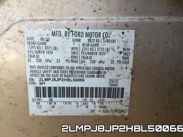 2LMPJ8JP2HBL50066 фото 2