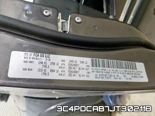 3C4PDCAB7JT302118 фото 2