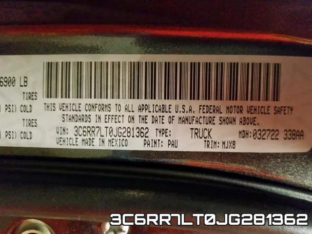 3C6RR7LT0JG281362 фото 2