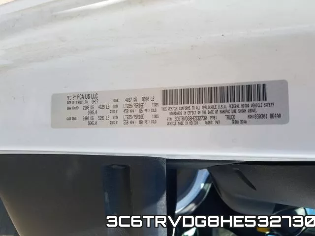 3C6TRVDG8HE532730 фото 2