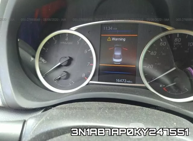3N1AB7AP0KY247551 фото 8